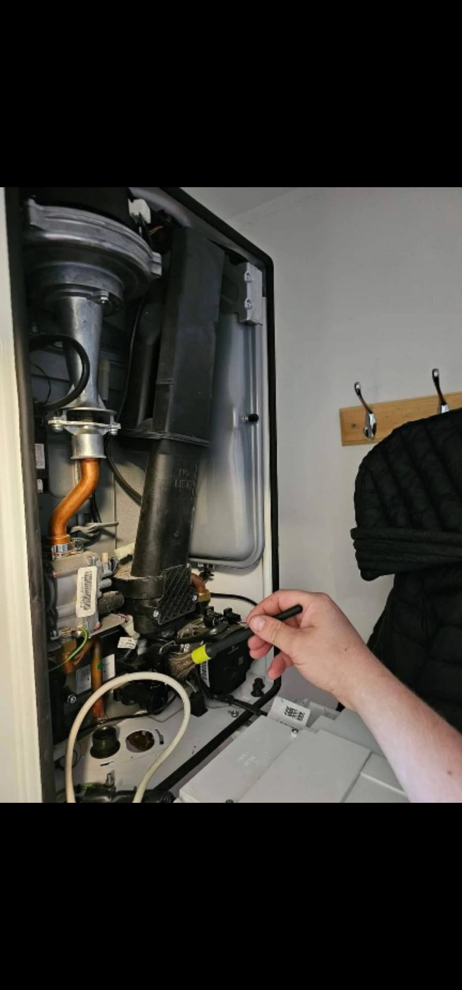 Annual boiler service — strip-down and clean